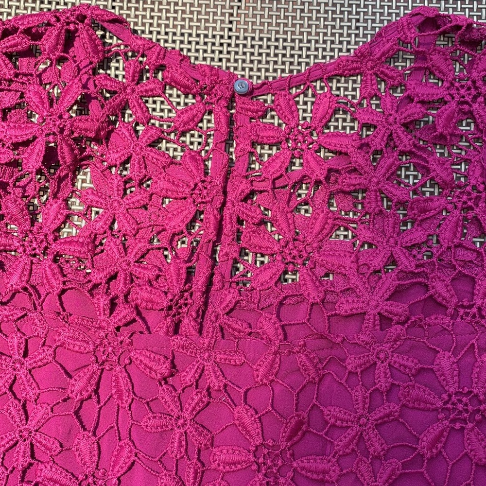 Crochet Floral Dress - Picture 9 of 12